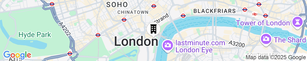 Map for The Royal Horseguards, London