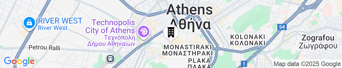 Map for MiraMe Athens Boutique Hotel-House of Gastronomy