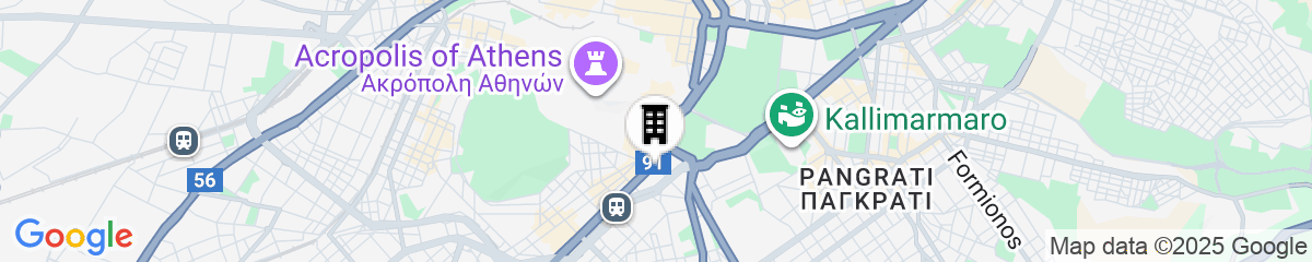 Map for Niche Hotel Athens