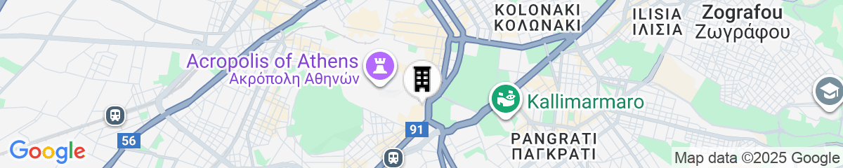 Map for AthensWas Design Hotel