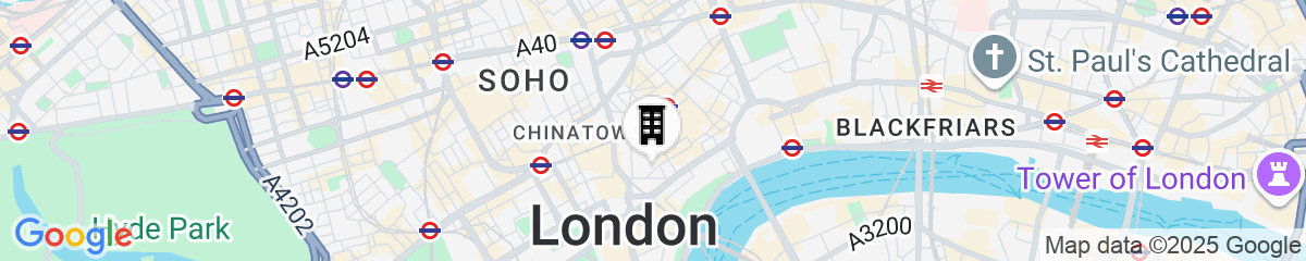 Map for The Z Hotel Trafalgar