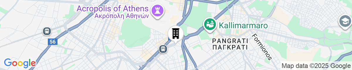 Map for B4B Athens Signature Hotel