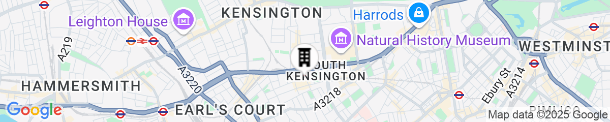 Map for The Bailey's Hotel London Kensington