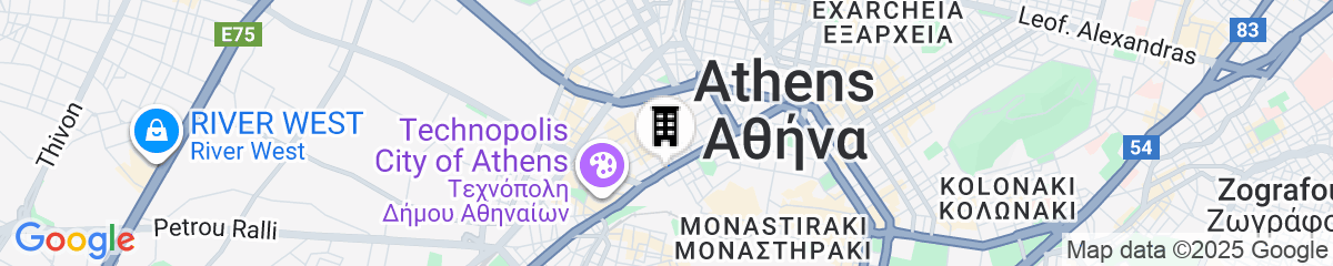 Map for Athenaeum Eridanus Luxury Hotel