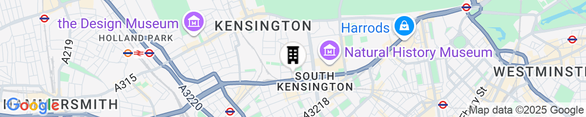 Map for Melia London Kensington a Melia Collection Hotel