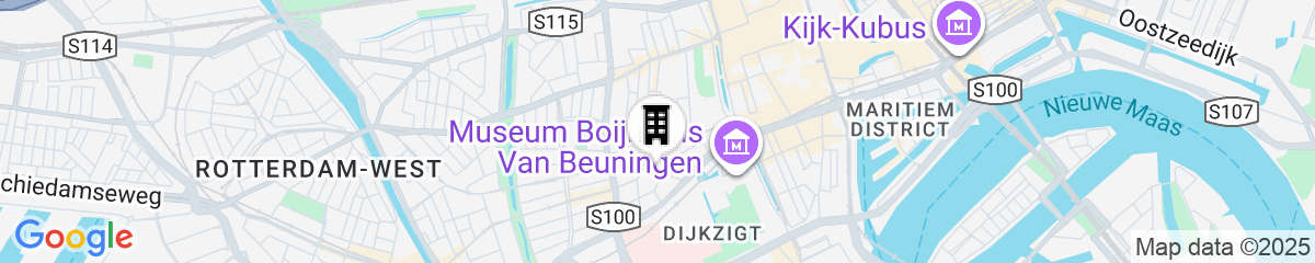 Map for Morgan & Mees Rotterdam