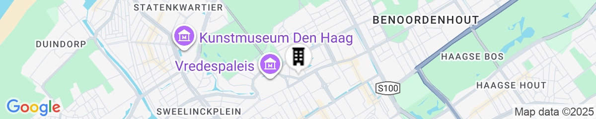 Map for Hotel Pistache Den Haag