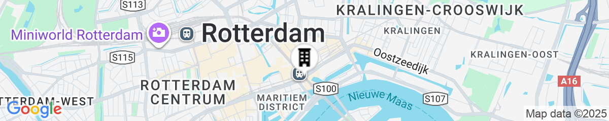 Map for citizenM Rotterdam