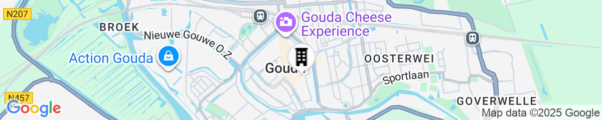 Map for Relais & Chateaux Weeshuis Gouda