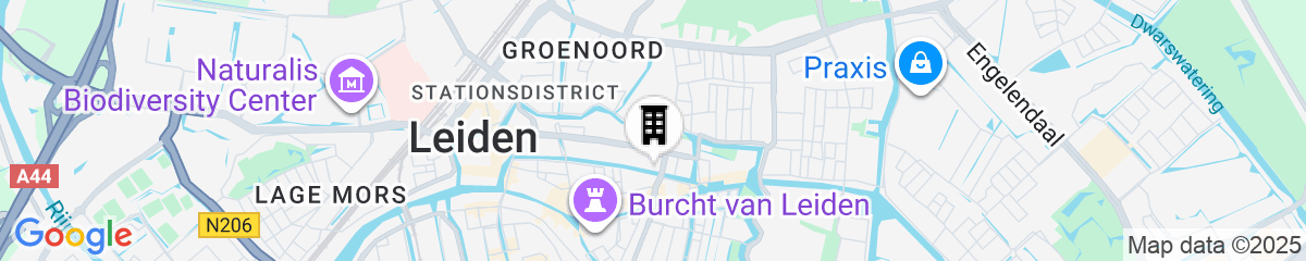 Map for Boutique hotel Huys van Leyden