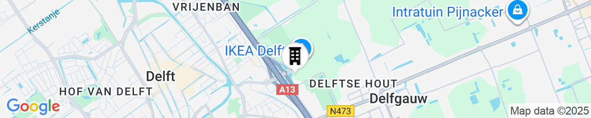Map for WestCord Hotel Delft