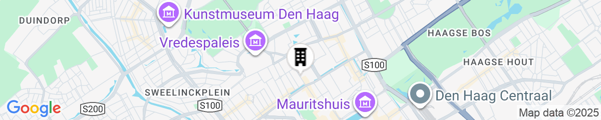 Map for Hilton The Hague