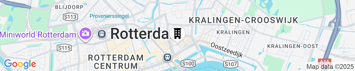 Map for Leonardo Hotel Rotterdam Savoy