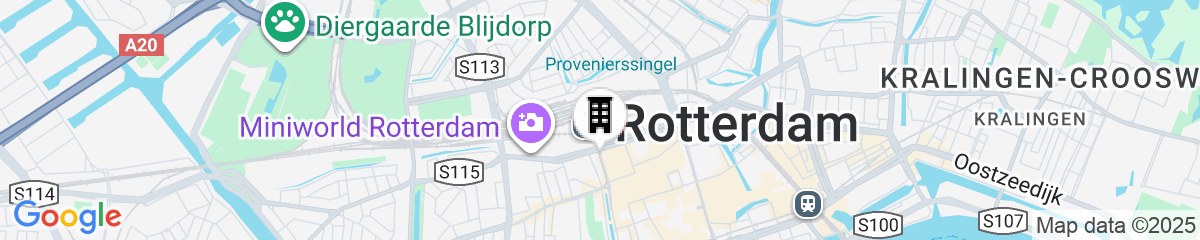 Map for Rotterdam Marriott Hotel