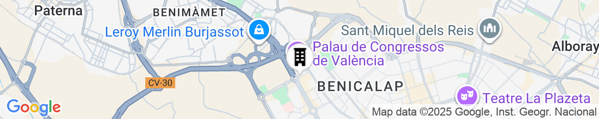 Map for Melia Valencia