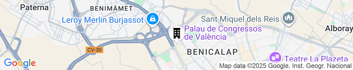 Map for Sercotel Sorolla Palace Hotel