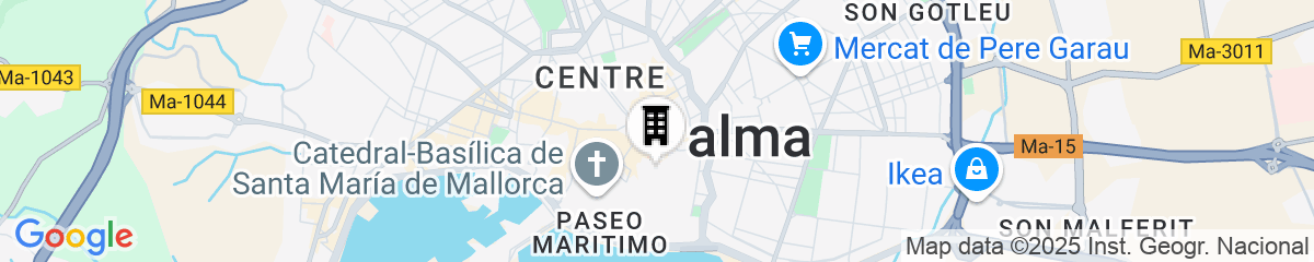 Map for Hotel Basílica