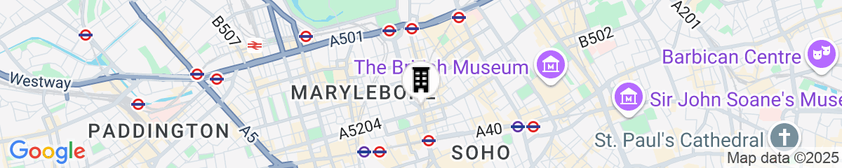 Map for Treehouse Hotel London