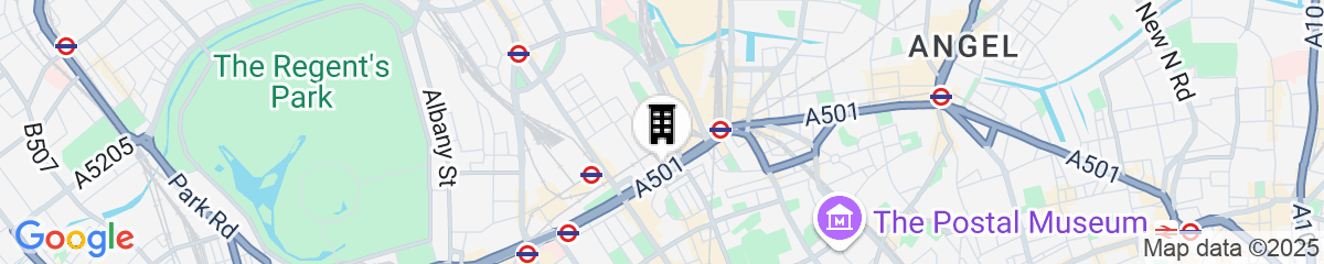 Map for Pullman London St Pancras