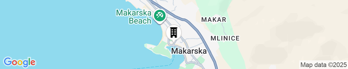 Map for Hotel Biokovo