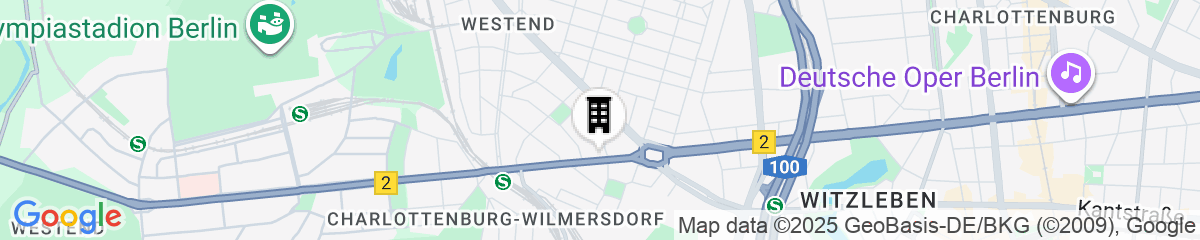 Map for Hotel Vita Berlin