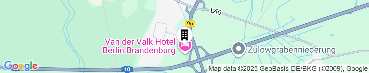 Map for Van der Valk Hotel Berlin Brandenburg