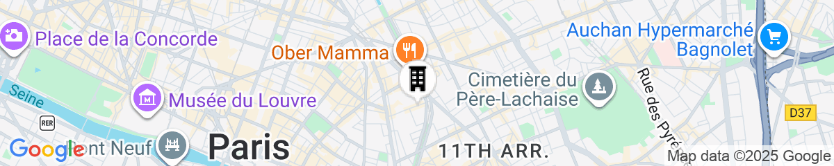 Map for Hôtel Seb&Co 